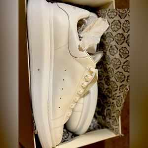 All white Alexander McQueens